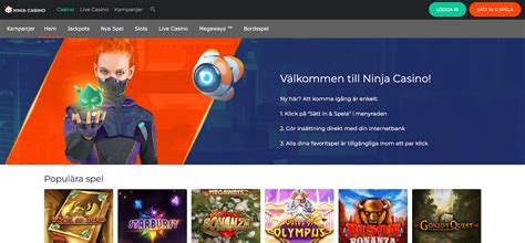 ninjacasinoスパム|Spela Online Casino Med Smidiga Transaktioner!.